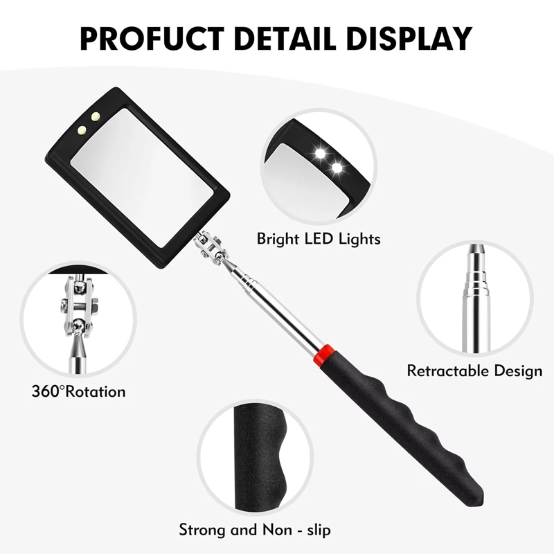 Car 360 °   Espejo de Inspecci - Car Workshop Tools Equipment reseña y precio