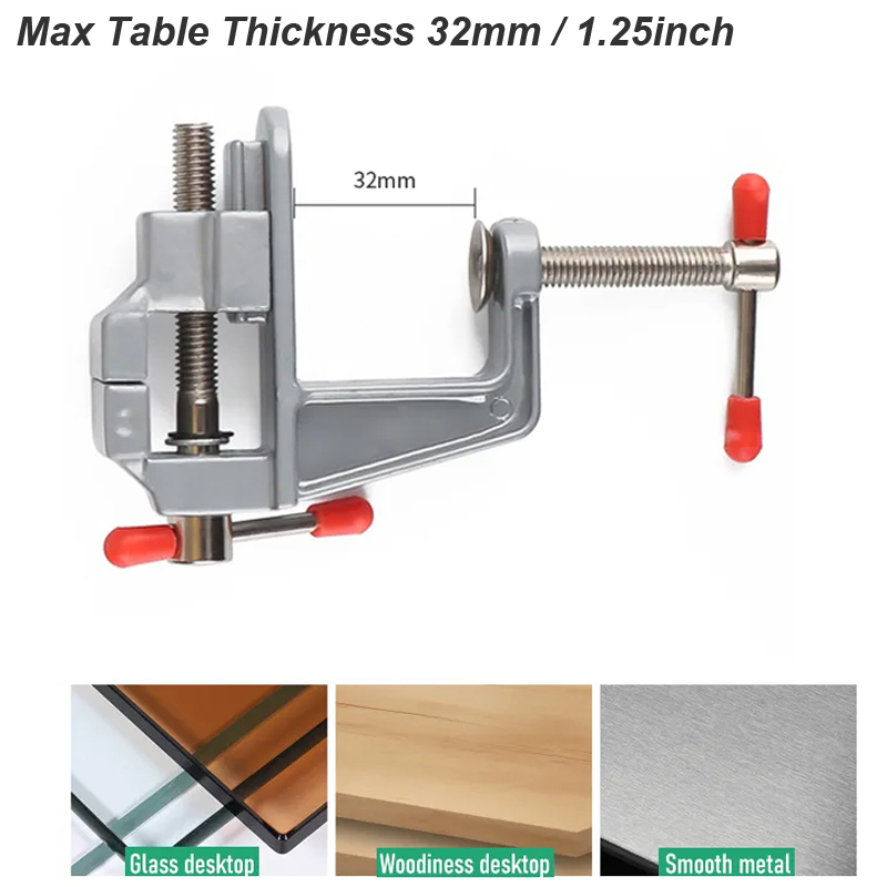 Tornillo de banco de mesa de a - Workshop Tools Vice reseña y precio