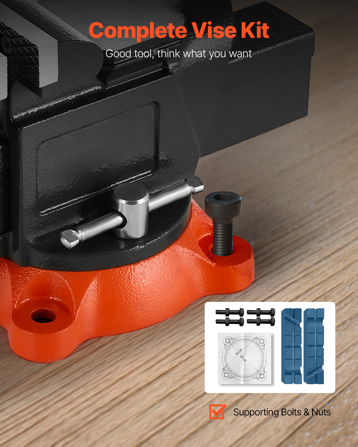 VEVOR Tornillo de Banco con Ba - Workshop Tools Vice reseña y precio