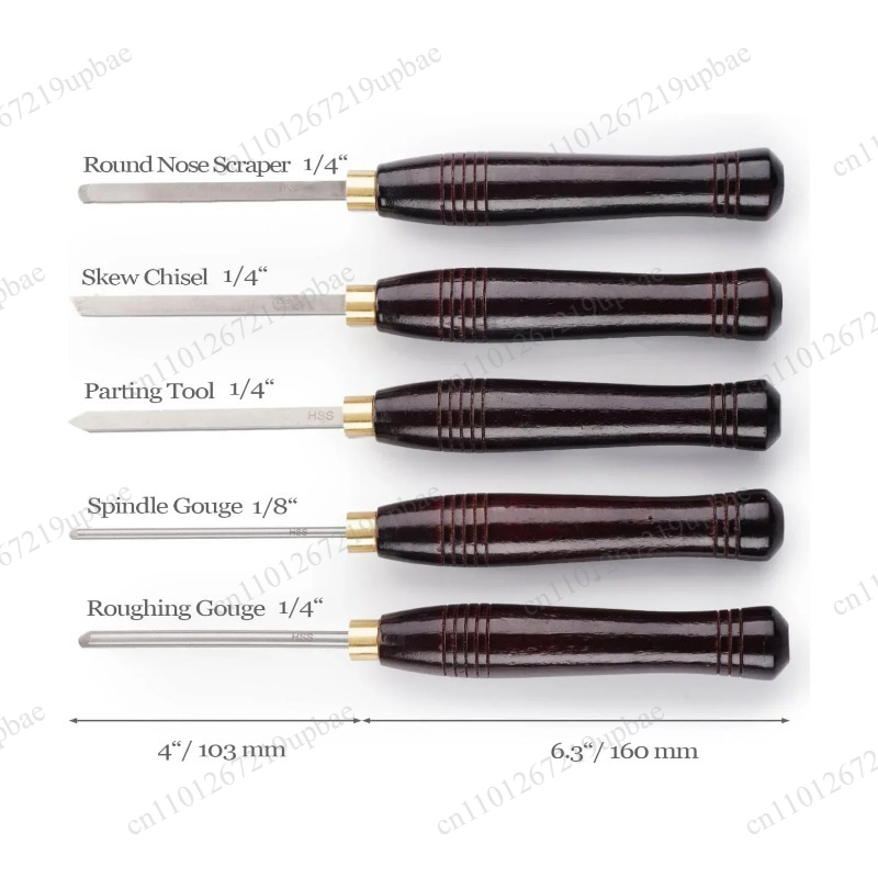 Juego de 5 Cinceles para Torno - Chisel Set Wood reseña y precio